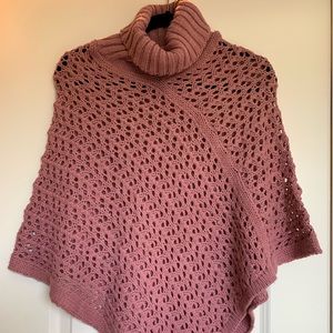 Knitted poncho